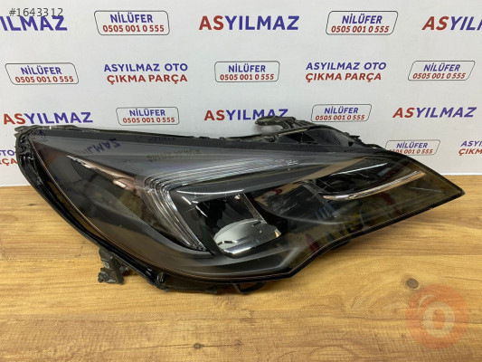 OPEL ASTRA K LED SAĞ FAR ORJİNAL OEM:39195689