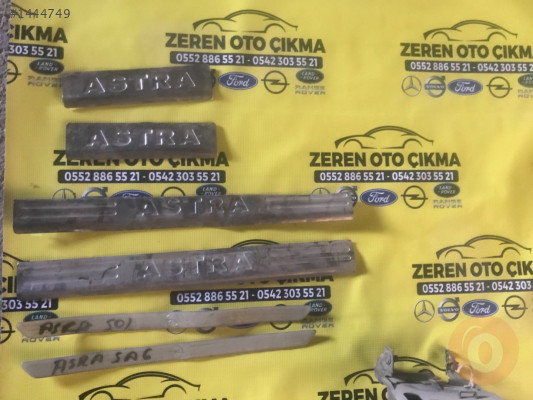 OPEL ASTRA G Yazı