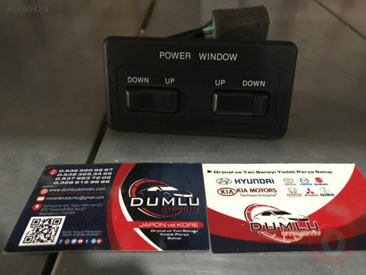 HYUNDAİ EXCEL ÖN CAM DÜĞMESİ 2 CAM-(93570-24500)