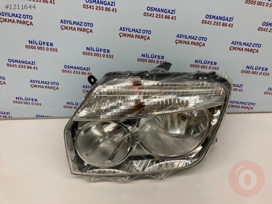 DACİA DUSTER SOL FAR SIFIR ORJİNAL 260600069R