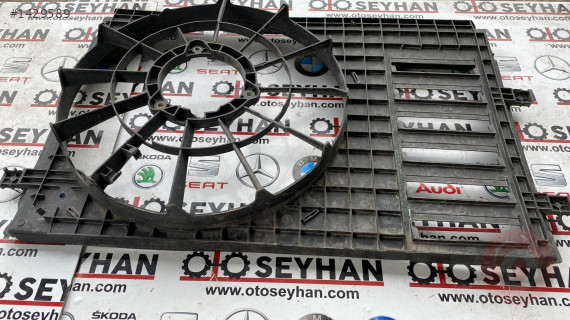 6RD121207 volkswagen polo 2010-13 radyatör fan davlumbazı