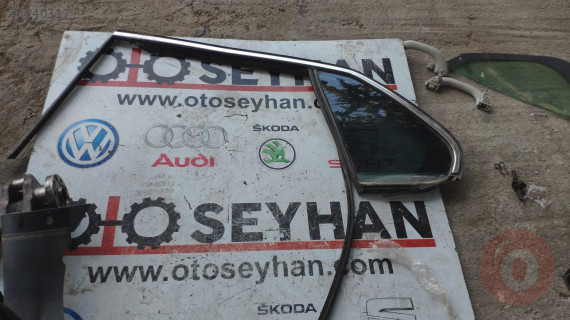vw jetta 2009 sol arka kapı cam fitili ve kelebek cam