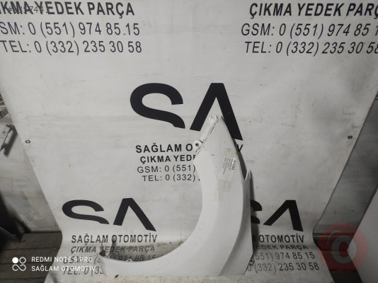 HYUNDAİ İ30 11-16 ÇIKMA  SOL ÖN ÇAMURLUK BEYAZ