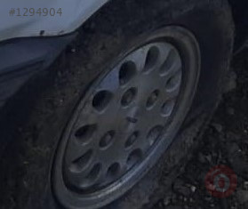 1988 model mazda 323 1.6 çıkma takım jant lastik