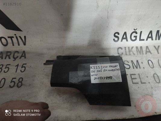 OEM;3C0853898  VW PASSAT B6 ÇIKMA  SAĞ ÖN MARŞPİYEL UCU