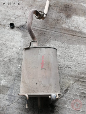 nissan primera 2007 arka egzoz susturucu