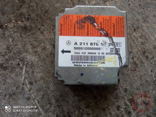 MERCEDES CLS W219 ORJİNAL AİRBAG SRS BEYNİ A2118705726