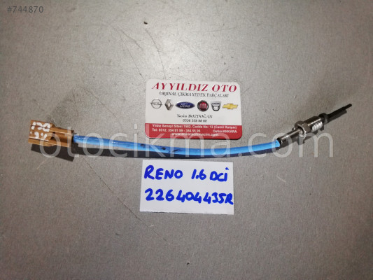 OPEL VİVARO TRAFİC 1.6 DİZEL EGSOZ ISI SENSÖRÜ 226404435R