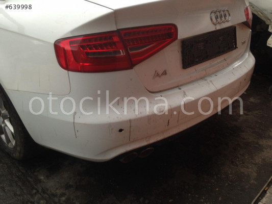 Audi A4 2013-16 2.0 TDİ Arka tampon beyaz hatasız orjinal