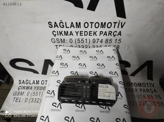 OEM; 6R0819728 VW POLO-5 ÇIKMA  ORTA HAVALANDIRMA IZGARASI