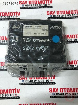 Audi A4 1.9 tdi AFN motor cikma Sanzuman beyni 01N927733E