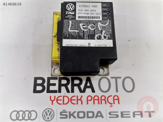 VOLKSWAGEN PASSAT 2003-2011 AİRBAG BEYNİ 3C0909605H