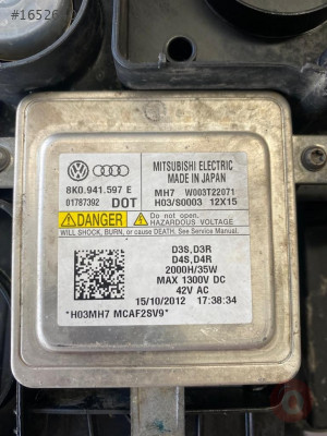 ÇIKMA XENON FAR BEYNİ VW AUDİ 8K0941597E