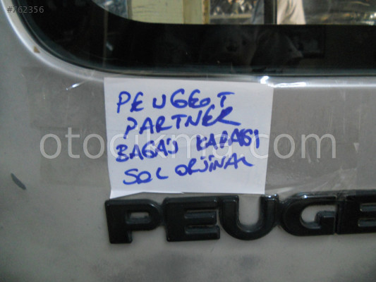 PEUGEOT PARTNER SOL BAGAJ KAPAGI ORJİNAL ÇIKMA