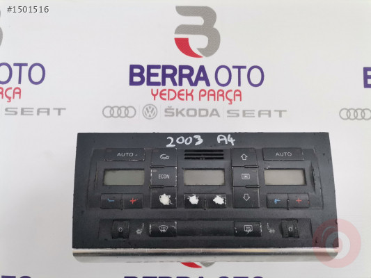 AUDİ A4 2001-2005 KLİMA KONTROL PANELİ 8E0820043J