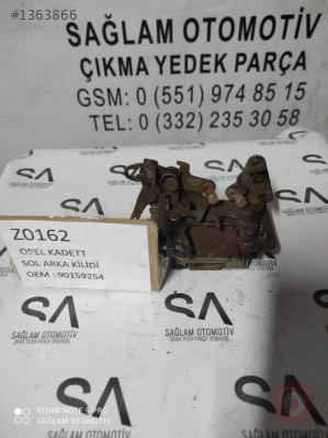 OEM; 90159254 OPEL KADETT ÇIKMA  SOL ARKA KAPI KİLİDİ