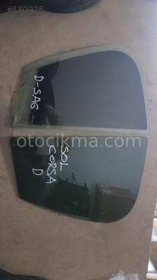 opel corsa d sağ sol arka kelebek camları UYSALLAR OTO ÇIKMA