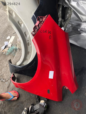 Opel Corsa D Sol Ön Çamurluk Kırmızı Hatasız Orjinal Çıkma