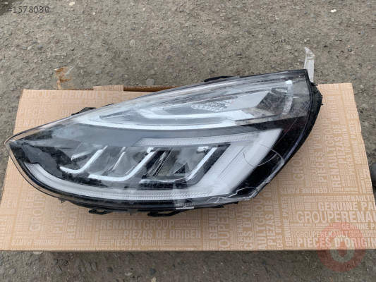 RENAULT CLİO 4 ÇIKMA ORJİNAL SOL FAR LEDLİ FAR CAM KIRIK