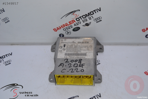 MERCEDES C SERİSİ A204 W204 C320 C200 AİRBAG BEYNİ