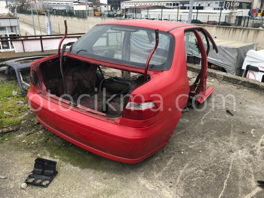 Fiat Albea Kesme Direk Tavan Kırmızı hatasız orjinal çıkma