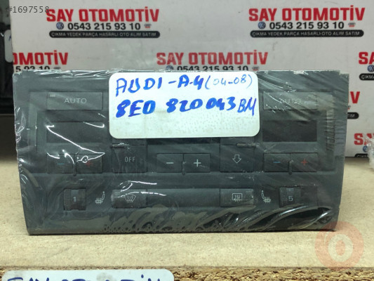 Audi A4 klimatronic paneli koltuk ısıtmalı 8E0820043BM