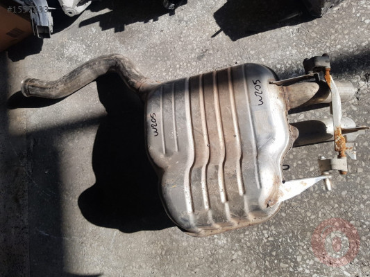 Mercedes W205 C180 Egzoz Susturucu Hatasız Orjinal Çıkma