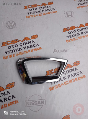 Ford Fiesta Ön Tampon Kenar Izgara Kapağı Nikelaj- Sağ