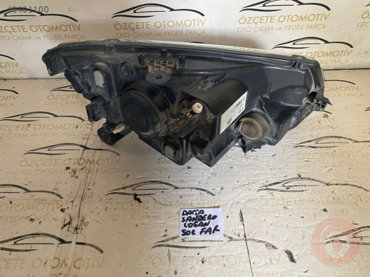 DACİA SANDERO SOL FAR ORİJİNAL ÇIKMA 2012-1026 MODEL