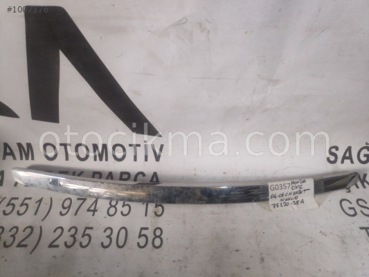 OEM; 75120s5a HONDA CİVİC 04-06 ÖN KABUT NİKELAJ OEM; 75120S