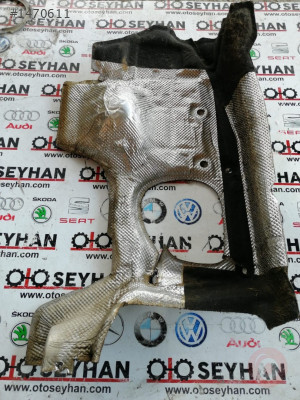 Audi a3 sportback 2008 motor arka ısı kalkanı keçesi