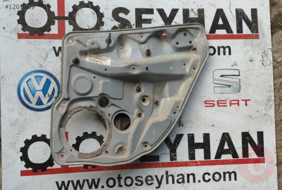 1J4839730G 1 1J4839756A golf 4 arka sağ kapı panosu cam krik