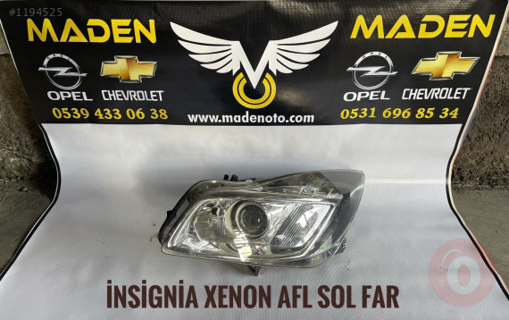 ÇIKMA OPEL İNSİGNİA XENON AFL SOL FAR