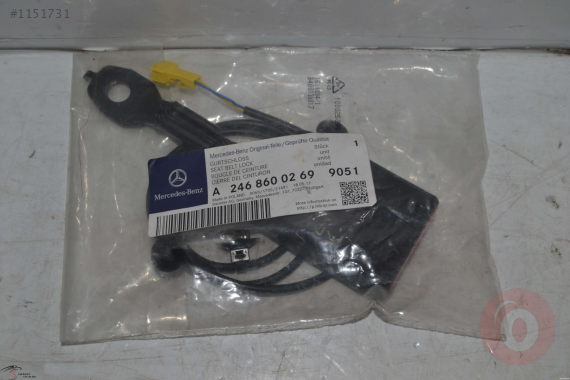 MERCEDES CLA SERİSİ A246 W246 CLA C117 X117 SOL ÖN KEMER