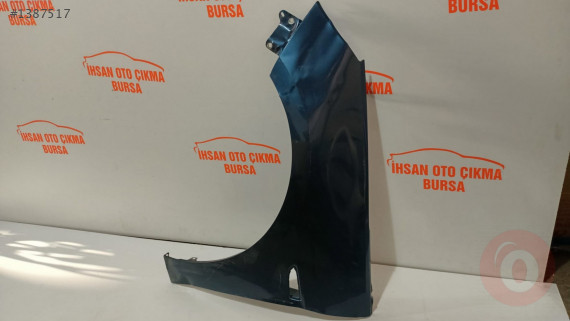 Opel Astra j sol çamurluk orijinal çıkma mavi