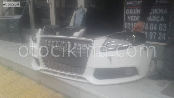 audi a4 ön tampon panjur 2008-12 orjinal çıkma parça