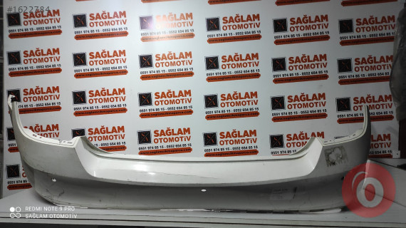 SKODA RAPİD 13-16 ÇIKMA ARKA TAMPON OEM; 5JJ807421