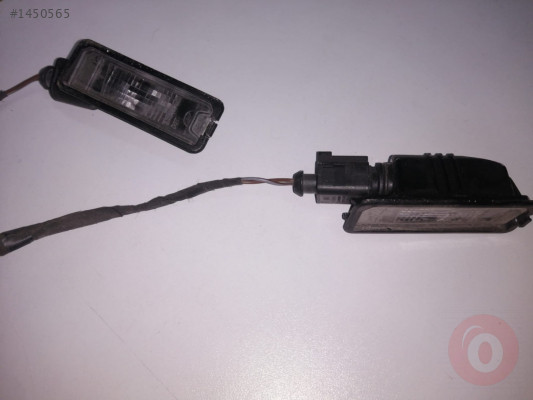 Golf 7 arka tampon plaka lambası ve tesisatı orijinal sökme