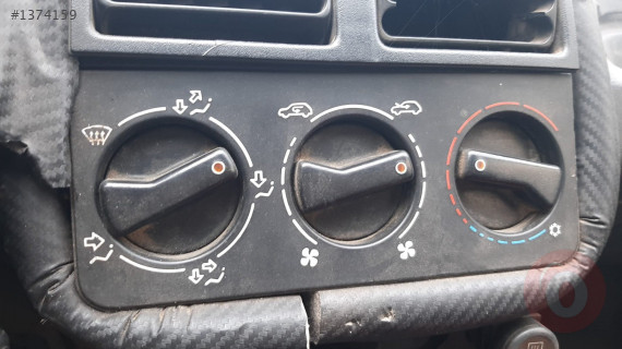 peugeot 205 1.4 benzinli çıkma kalorifer düğmeleri