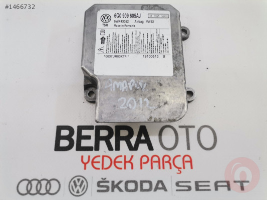 VOLKSWAGEN CADDY 2004-2011 AİRBAG BEYNİ 6Q0909605AJ