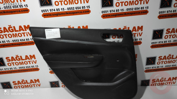 PEUGEOT 307 01-08 SOL ARKA KAPI DÖŞEMESİ OEM; 9637371477