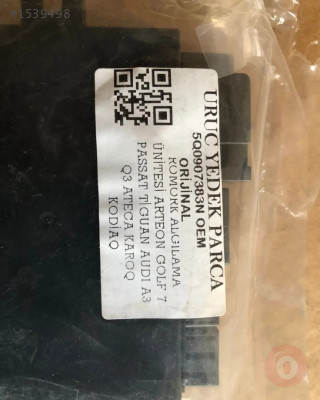 5Q0907383N 5Q0907383G  5Q0907383K RÖMORK ALGILAMA KONTROL ÜN