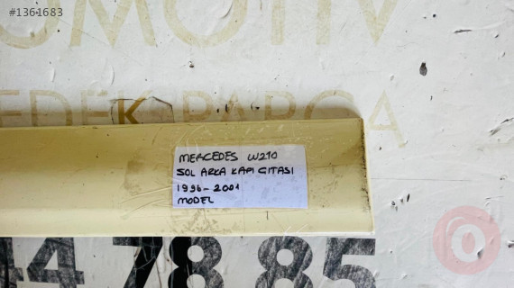 MERCEDES W210 SOL ARKA KAPI ÇITASI ORİJİNAL ÇIKMA 1996-2001