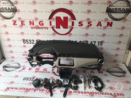 Nissan Micra -K14-2019-2022 Torpido Göğüs Airbag Set Çıkma