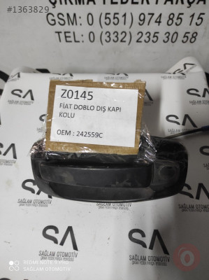 OEM; 242559C FİAT DOBLO ÇIKMA  DIŞ KAPI KOLU