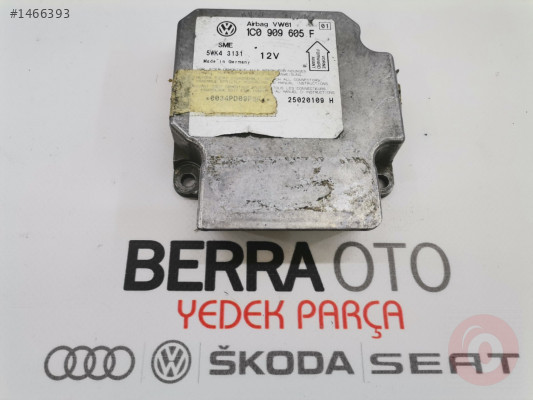 VOLKSWAGEN GOLF 4 PASSAT 1997-2005 AİRBAG BEYNİ 1C0909605F