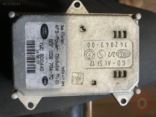 Range Rover Far AFS Beyni Orjinal Çıkma HELLA 5DF00870470