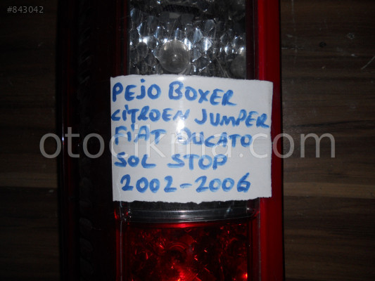 PEUGEOT BOXER SOL STOP LAMBASI ORJİNAL ÇIKMA 2002-2006 MODEL