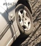 1998 model peugeot 306 1.8 benzinli çıkma sağ ön jant lastik