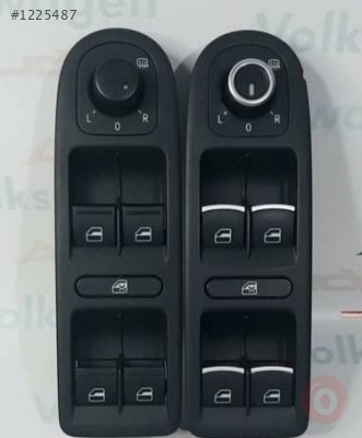 GOLF 7 CAM AÇMA DÜĞMELERİ NİKELAJLI